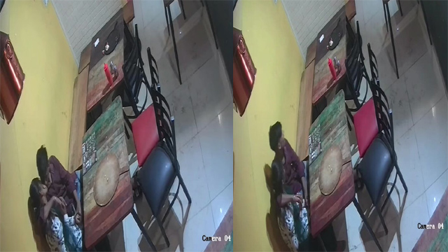 College Lovers Romance In Restaurant Viral Mms