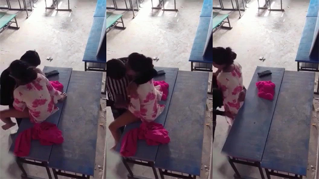 Desi Young Teacher Fucking Mms On School Bench Video