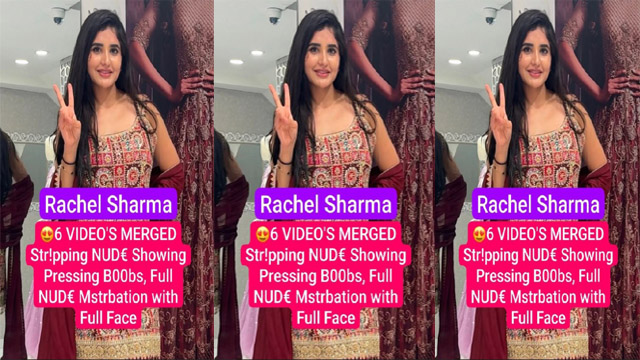 Rachel Sharma Paid App Stripping – Nude Showing Pressing Boobs Viral Mms