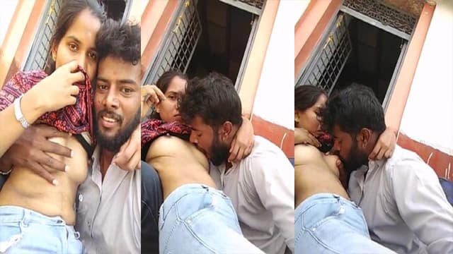 Boyfriend Sucking Lovers Boobs Outdoor Videos
