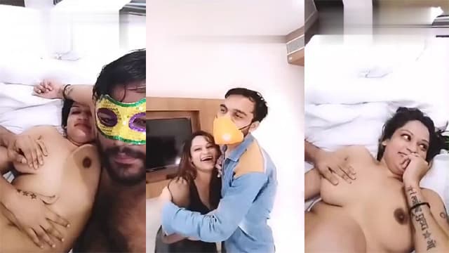 Desi Couple Threesome – Hotel Loud Moans Exposed