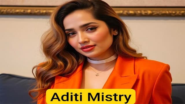 Orange Bikini Babe – Aditi Mistry Nude Tease MMS