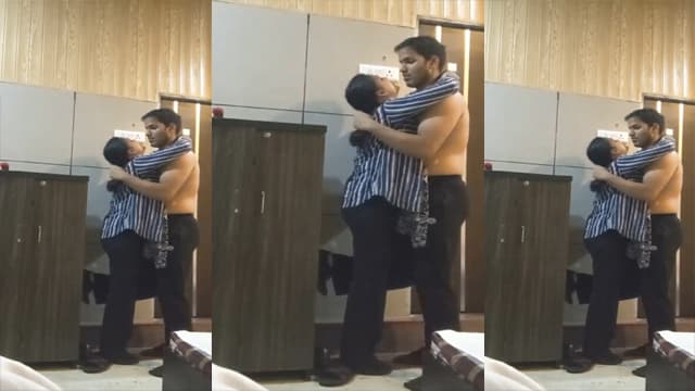 Rich Couple Blowjob Standing Fucking